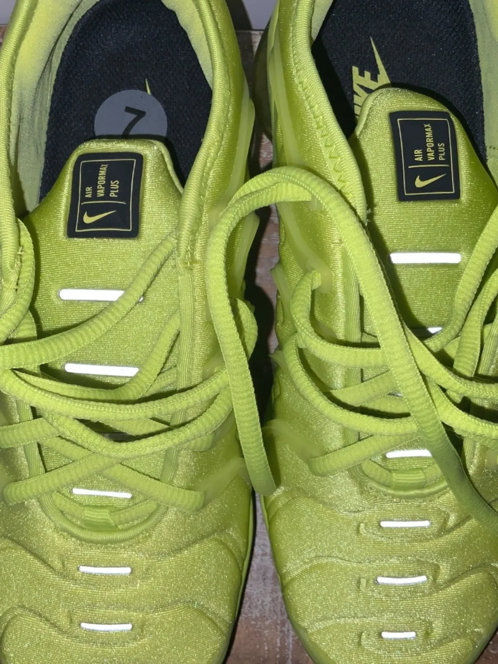 Nike Air VaporMax Plus “Tennis Ball” SIZE: 7